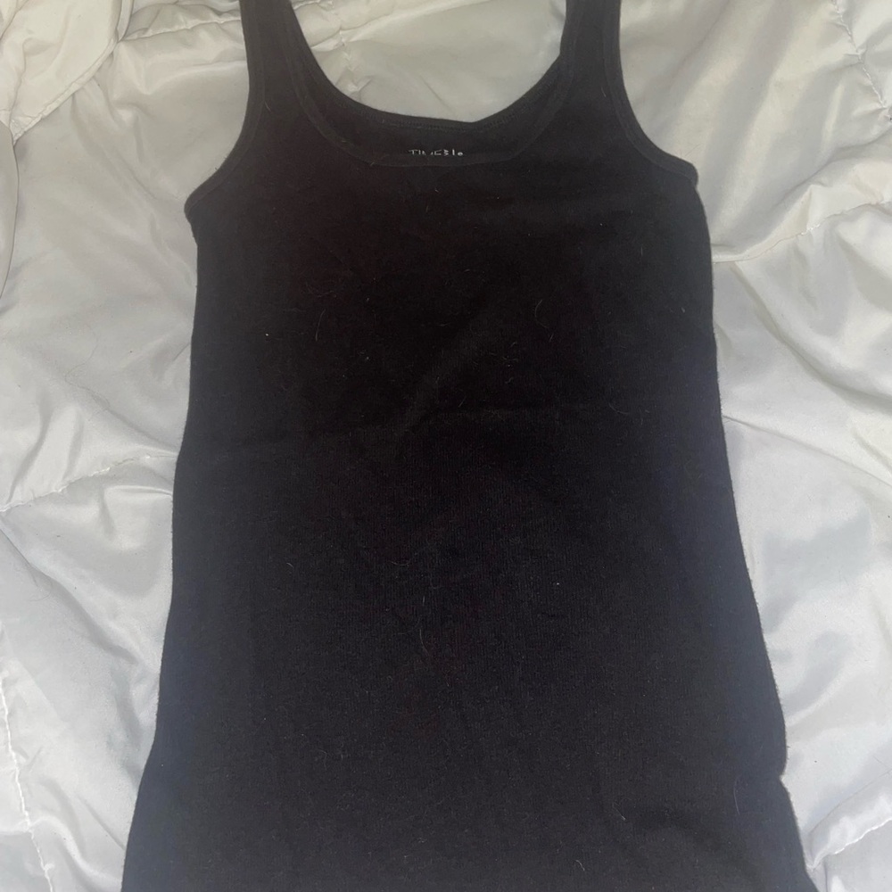 2 Time and Tru Women's Black Tank Top